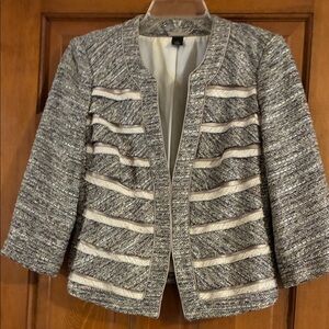 Chic Gray Women's Blazer